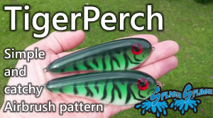 How to Airbrush the Tiger Perch Pattern